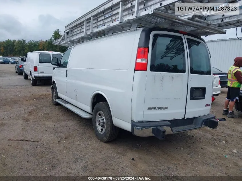 2021 GMC Savana Cargo Rwd 2500 Regular Wheelbase Work Van VIN: 1GTW7AFP9M1287323 Lot: 40438178