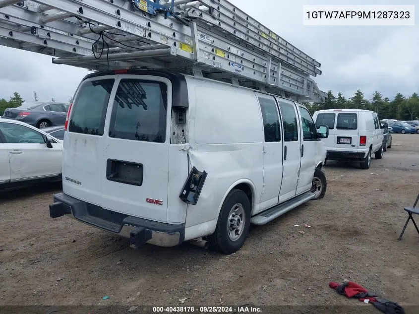 2021 GMC Savana Cargo Rwd 2500 Regular Wheelbase Work Van VIN: 1GTW7AFP9M1287323 Lot: 40438178