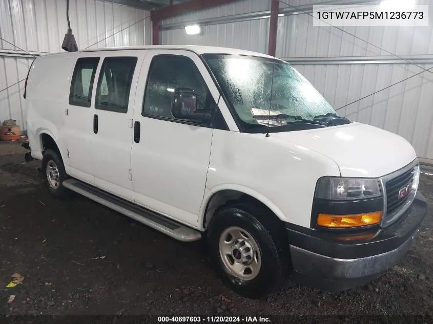 2021 GMC Savana Cargo Rwd 2500 Regular Wheelbase Work Van VIN: 1GTW7AFP5M1236773 Lot: 40897603