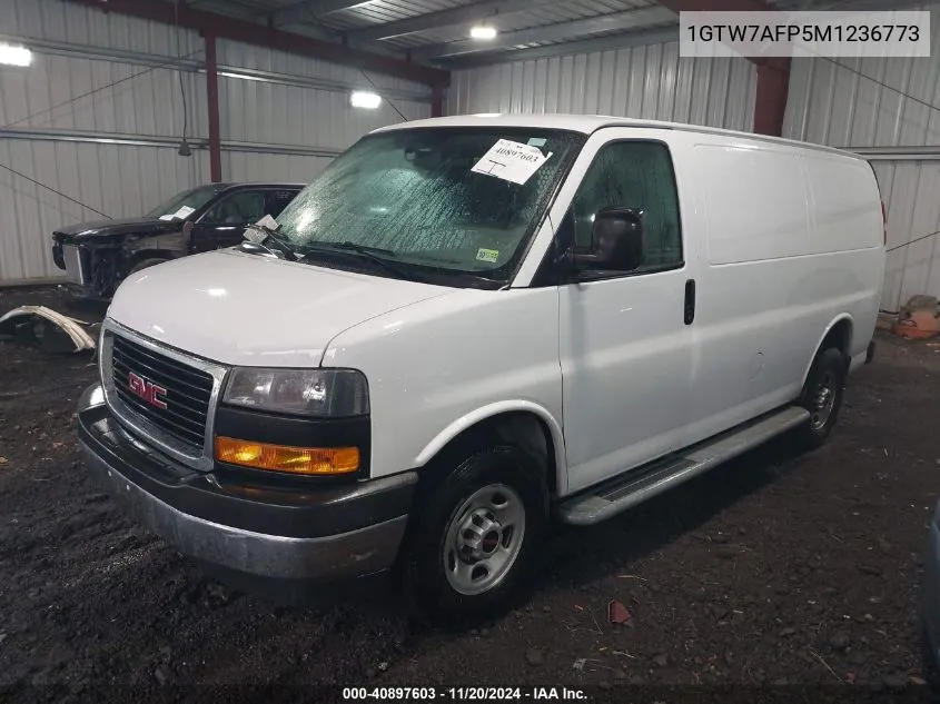 2021 GMC Savana Cargo Rwd 2500 Regular Wheelbase Work Van VIN: 1GTW7AFP5M1236773 Lot: 40897603