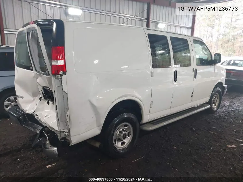 2021 GMC Savana Cargo Rwd 2500 Regular Wheelbase Work Van VIN: 1GTW7AFP5M1236773 Lot: 40897603