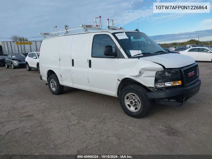 2022 GMC Savana Cargo Rwd 2500 Regular Wheelbase Work Van VIN: 1GTW7AFP0N1226864 Lot: 40568324