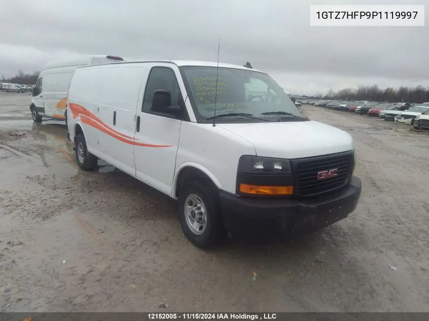 2023 GMC Savana Cargo Van VIN: 1GTZ7HFP9P1119997 Lot: 12152005