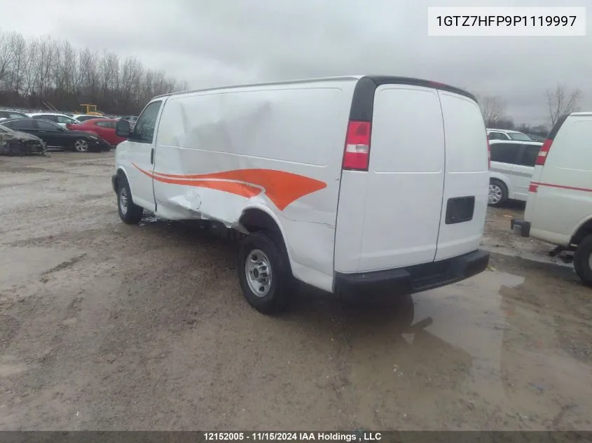 2023 GMC Savana Cargo Van VIN: 1GTZ7HFP9P1119997 Lot: 12152005