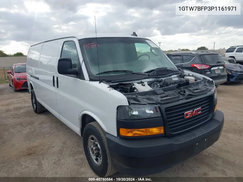 2023 GMC Savana Cargo Rwd 2500 Extended Wheelbase Work Van VIN: 1GTW7BFP3P1161971 Lot: 40750584