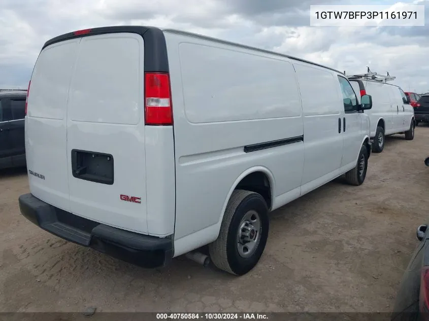 2023 GMC Savana Cargo Rwd 2500 Extended Wheelbase Work Van VIN: 1GTW7BFP3P1161971 Lot: 40750584