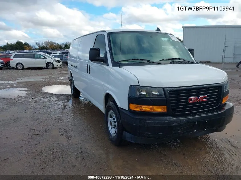 2023 GMC Savana Cargo Rwd 2500 Extended Wheelbase Work Van VIN: 1GTW7BFP9P1109941 Lot: 40872298