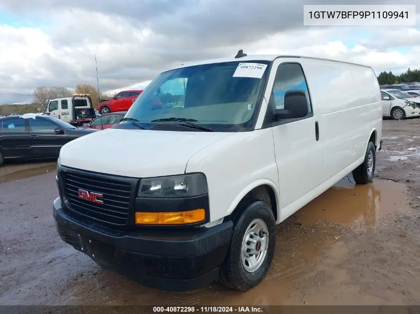 2023 GMC Savana Cargo Rwd 2500 Extended Wheelbase Work Van VIN: 1GTW7BFP9P1109941 Lot: 40872298