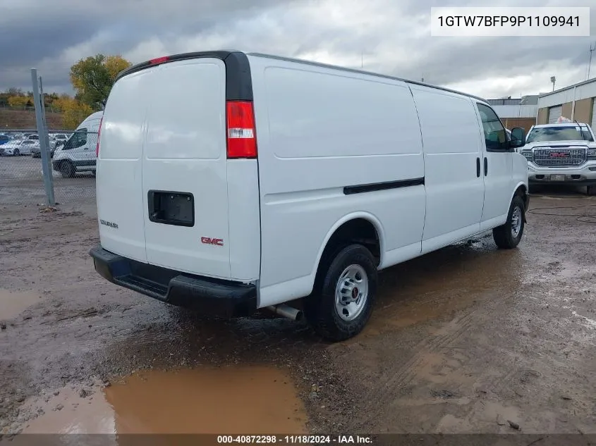 2023 GMC Savana Cargo Rwd 2500 Extended Wheelbase Work Van VIN: 1GTW7BFP9P1109941 Lot: 40872298