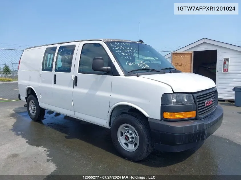 2024 GMC Savana VIN: 1GTW7AFPXR1201024 Lot: 12055277