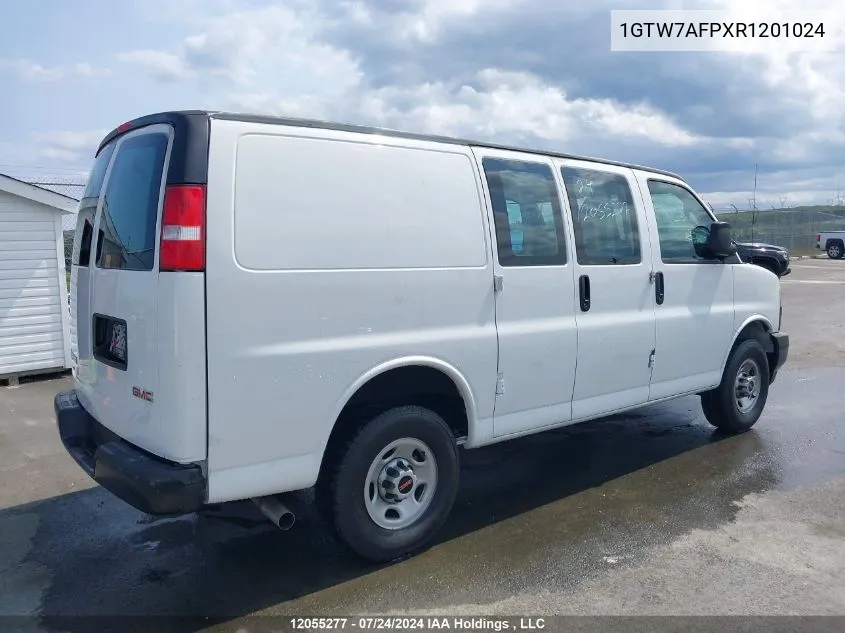 2024 GMC Savana VIN: 1GTW7AFPXR1201024 Lot: 12055277