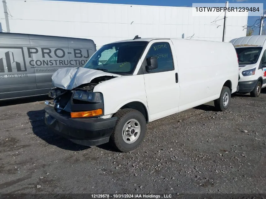 2024 GMC Savana Cargo Van VIN: 1GTW7BFP6R1239484 Lot: 12129578