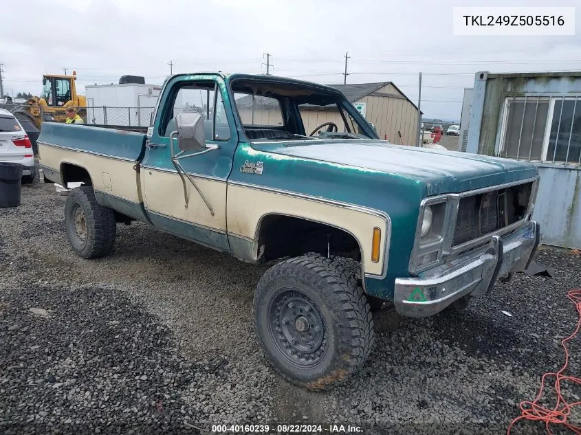 1979 GMC Sierra 2500Hd Classic VIN: TKL249Z505516 Lot: 40160239