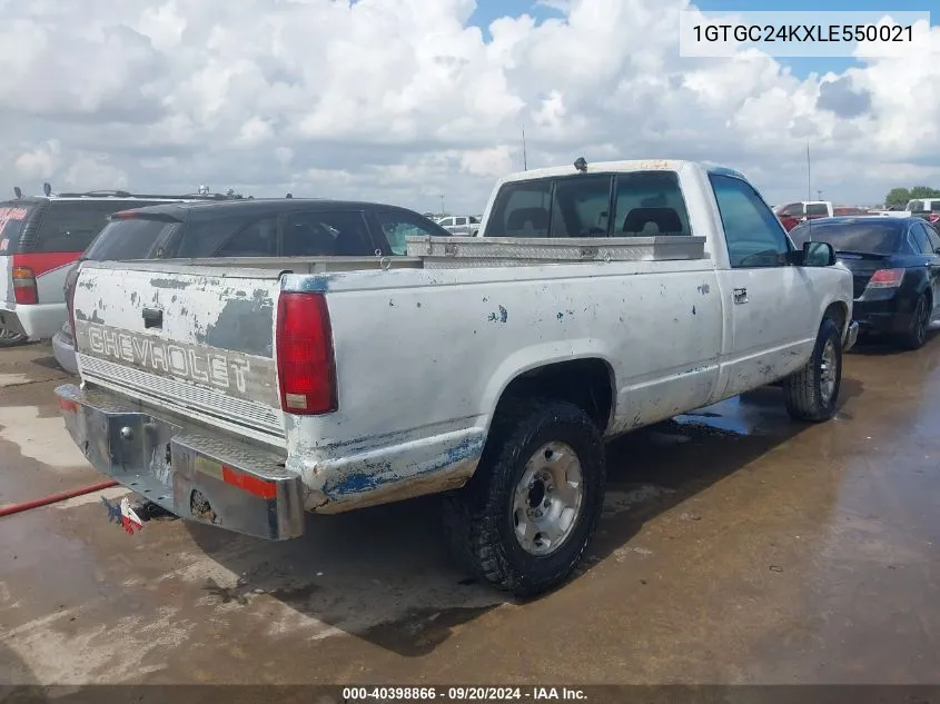 1990 GMC Sierra C2500 VIN: 1GTGC24KXLE550021 Lot: 40398866