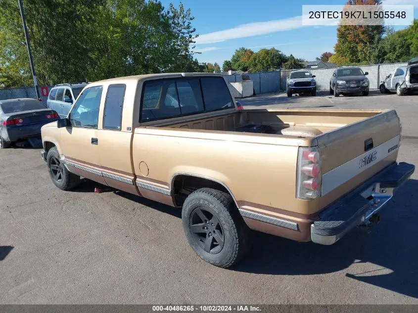 2GTEC19K7L1505548 1990 GMC Sierra C1500