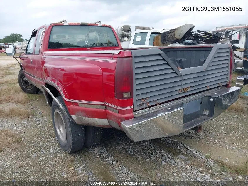 1991 GMC Sierra C3500 VIN: 2GTHC39J3M1551055 Lot: 40390489