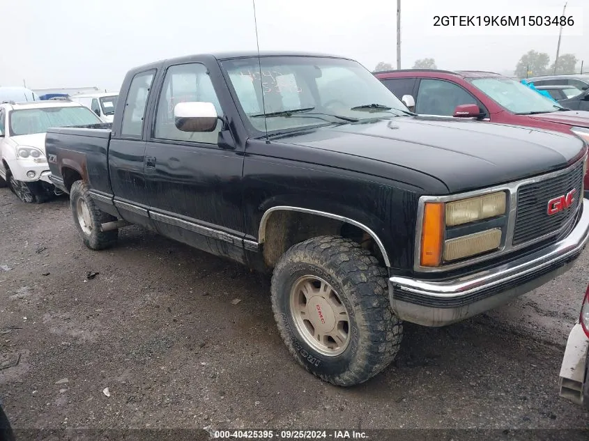 1991 GMC Sierra K1500 VIN: 2GTEK19K6M1503486 Lot: 40425395