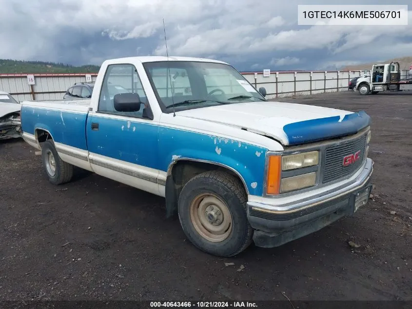 1991 GMC Sierra C1500 VIN: 1GTEC14K6ME506701 Lot: 40643466