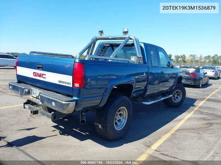 1991 GMC Sierra K1500 VIN: 2GTEK19K3M1536879 Lot: 40657154