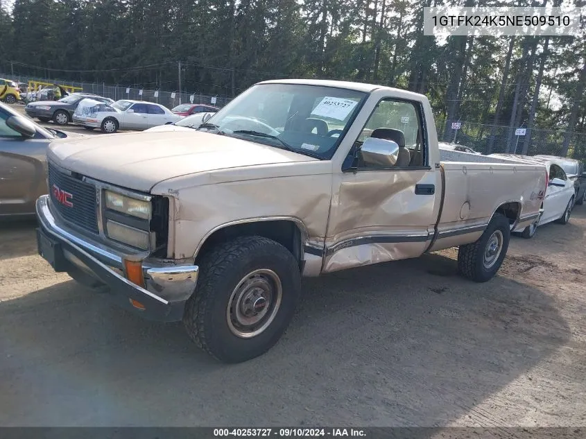 1GTFK24K5NE509510 1992 GMC Sierra K2500