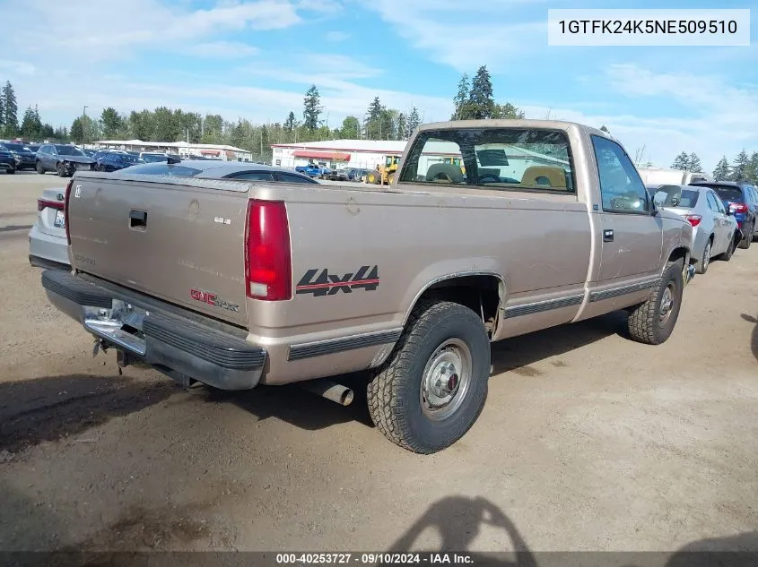 1GTFK24K5NE509510 1992 GMC Sierra K2500