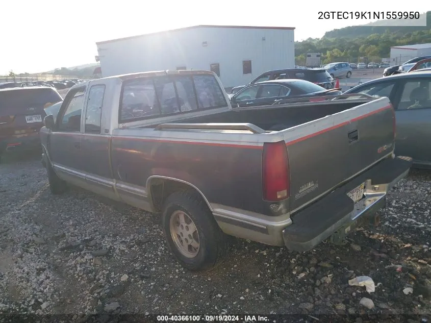 2GTEC19K1N1559950 1992 GMC Sierra C1500