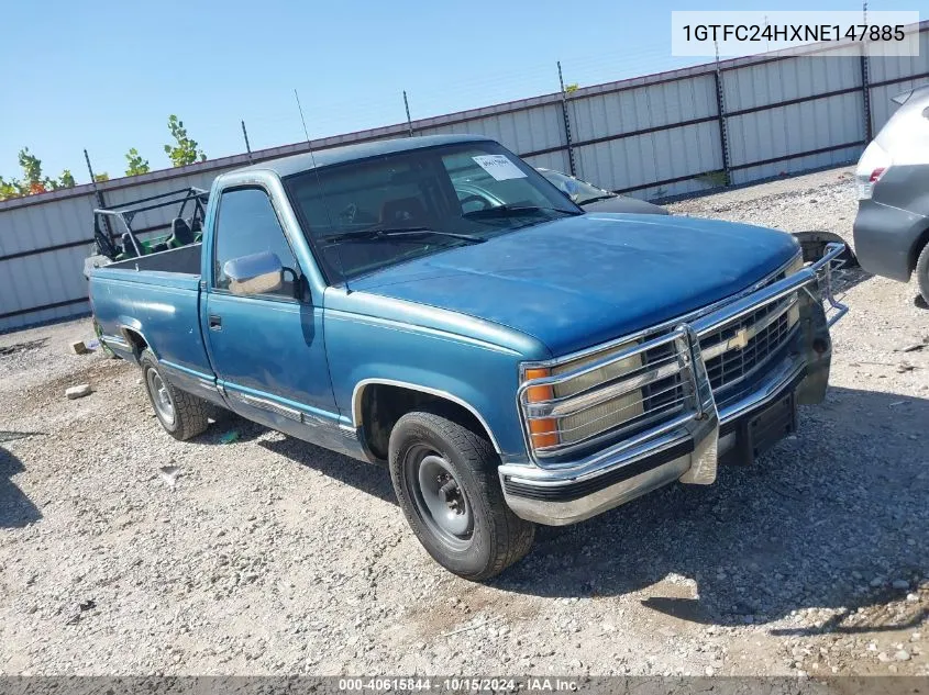 1992 GMC Sierra C2500 VIN: 1GTFC24HXNE147885 Lot: 40615844