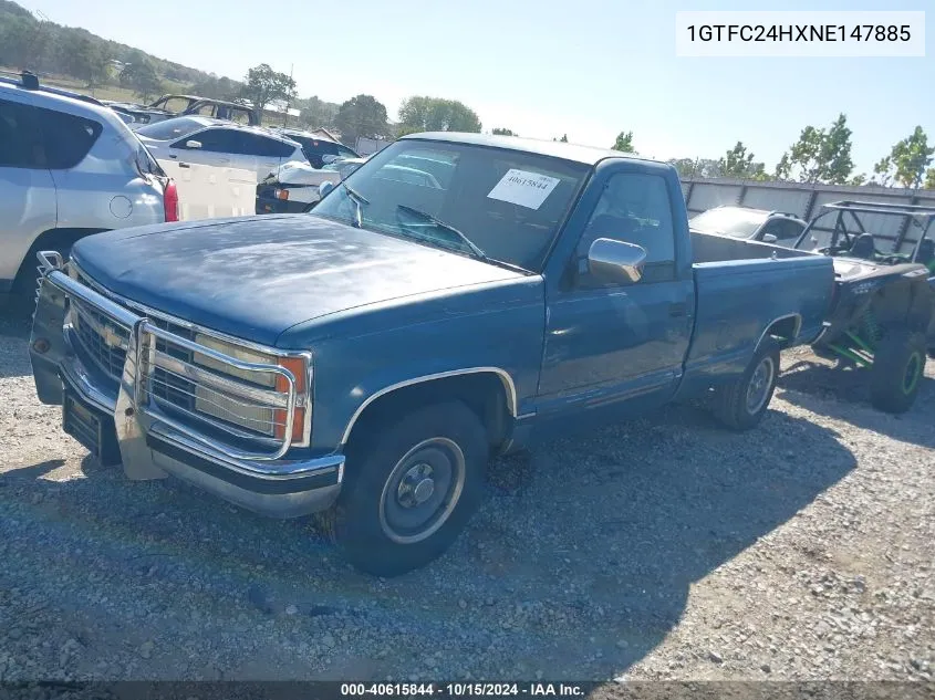 1GTFC24HXNE147885 1992 GMC Sierra C2500