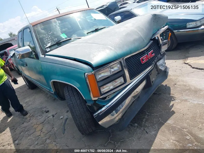 1993 GMC Sierra C1500 VIN: 2GTEC19Z5P1506135 Lot: 40071752