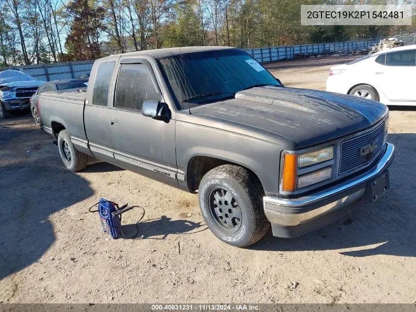 2GTEC19K2P1542481 1993 GMC Sierra C1500