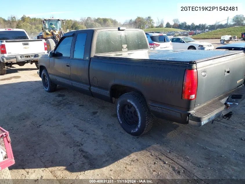 2GTEC19K2P1542481 1993 GMC Sierra C1500