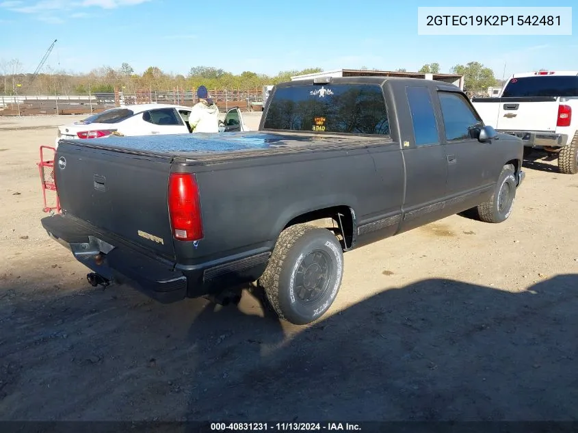 2GTEC19K2P1542481 1993 GMC Sierra C1500