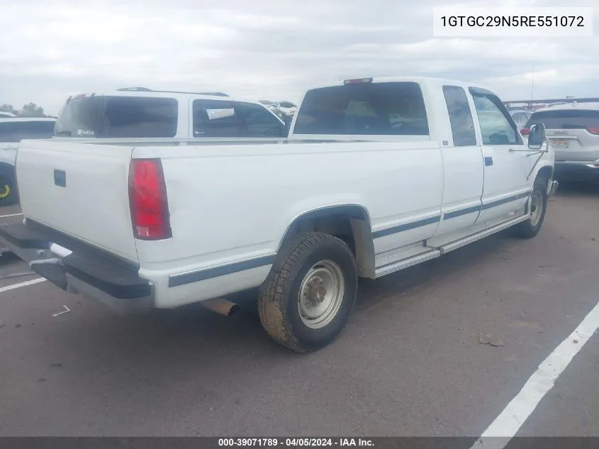 1994 GMC Sierra C2500 VIN: 1GTGC29N5RE551072 Lot: 39071789