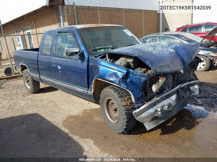 1994 GMC Sierra C1500 VIN: 2GTEC19K5R1542039 Lot: 40690130