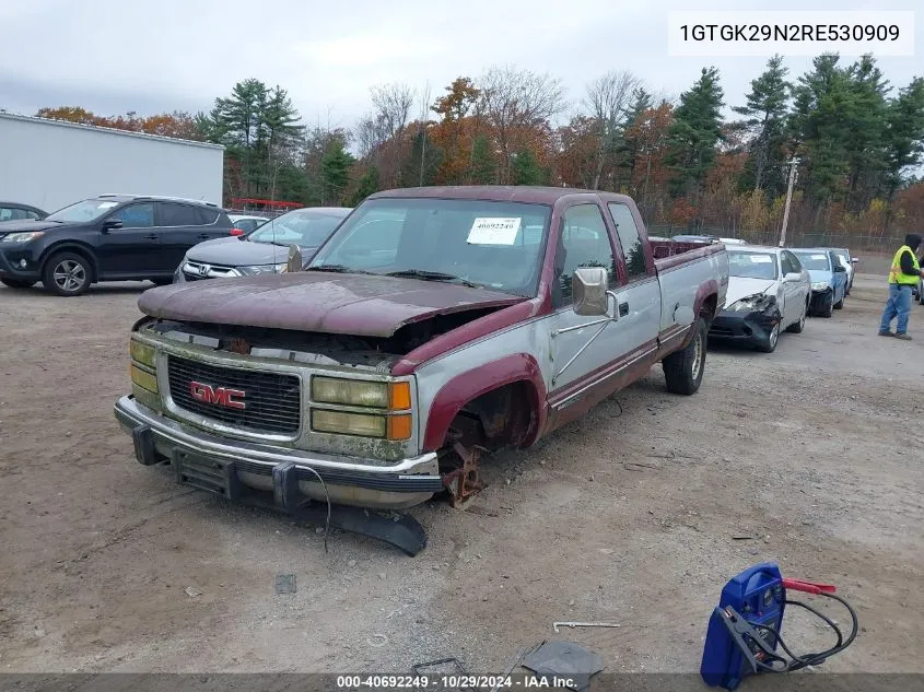 1994 GMC Sierra K2500 VIN: 1GTGK29N2RE530909 Lot: 40692249