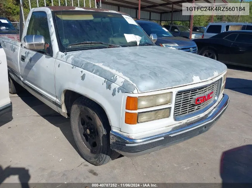 1994 GMC Sierra C2500 VIN: 1GTFC24K4RZ560184 Lot: 40787252