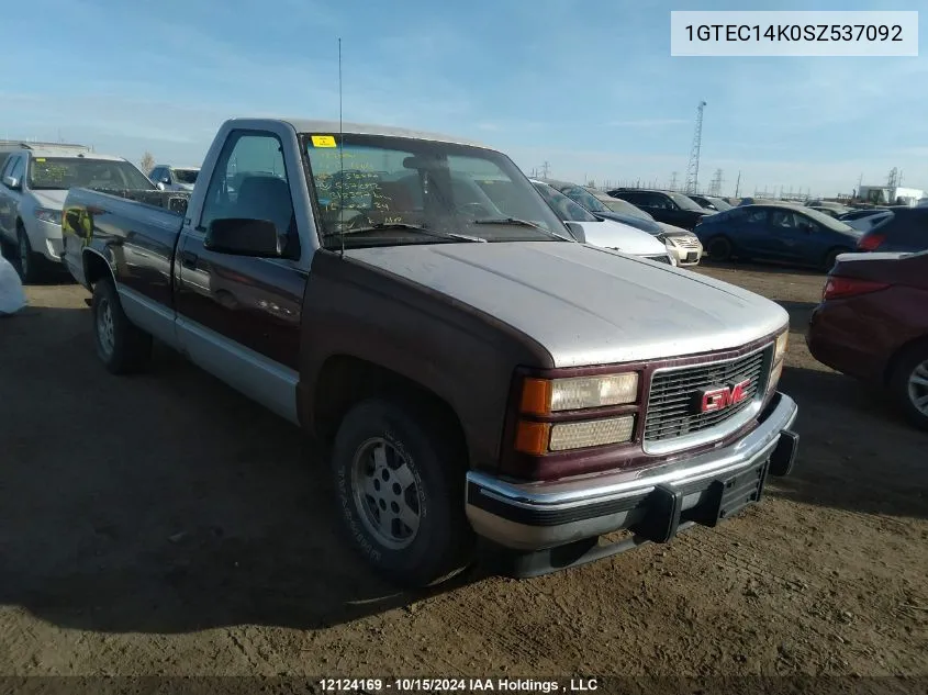 1995 GMC Sierra C1500 VIN: 1GTEC14K0SZ537092 Lot: 12124169