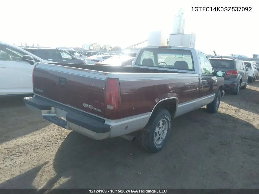 1GTEC14K0SZ537092 1995 GMC Sierra C1500