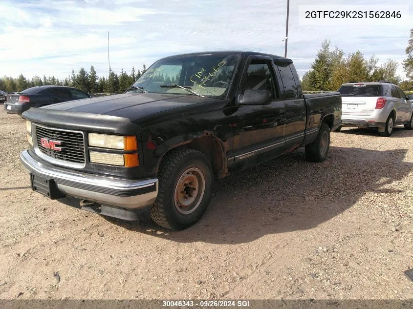 1995 GMC Sierra C2500 VIN: 2GTFC29K2S1562846 Lot: 30046343