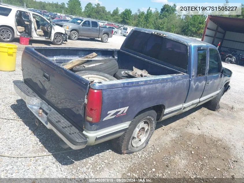 2GTEK19K7S1505227 1995 GMC Sierra K1500