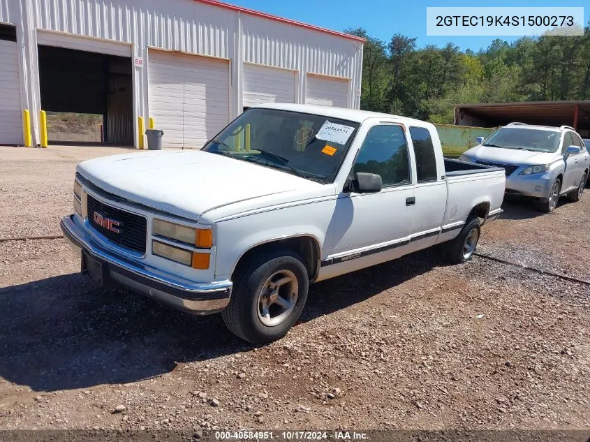 1995 GMC Sierra C1500 VIN: 2GTEC19K4S1500273 Lot: 40584951