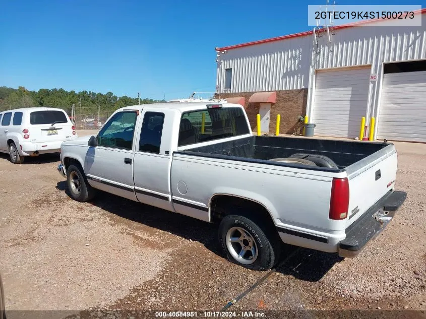 1995 GMC Sierra C1500 VIN: 2GTEC19K4S1500273 Lot: 40584951