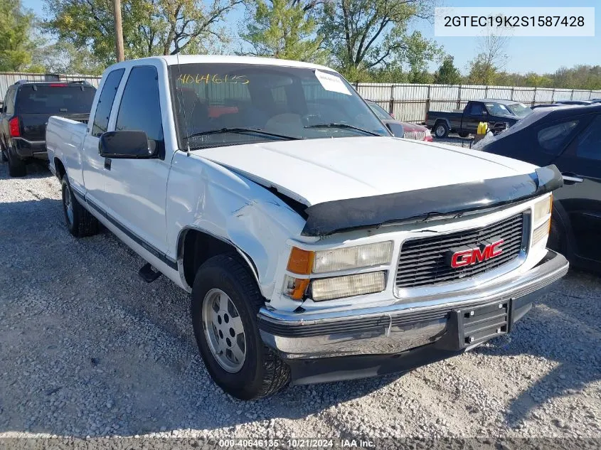 1995 GMC Sierra C1500 VIN: 2GTEC19K2S1587428 Lot: 40646135