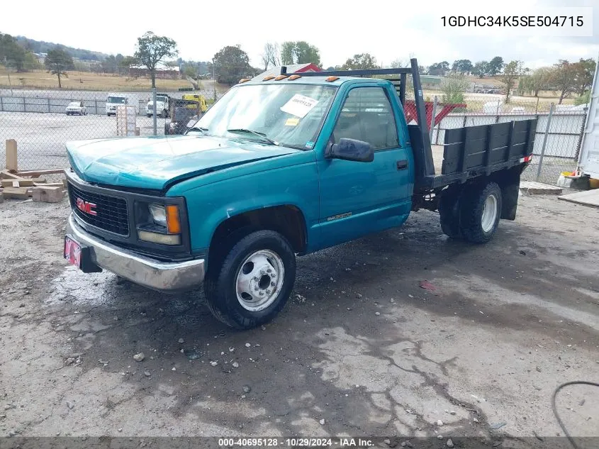 1995 GMC Sierra C3500 VIN: 1GDHC34K5SE504715 Lot: 40695128