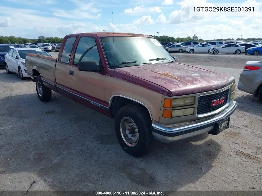 1995 GMC Sierra C2500 VIN: 1GTGC29K8SE501391 Lot: 40806116