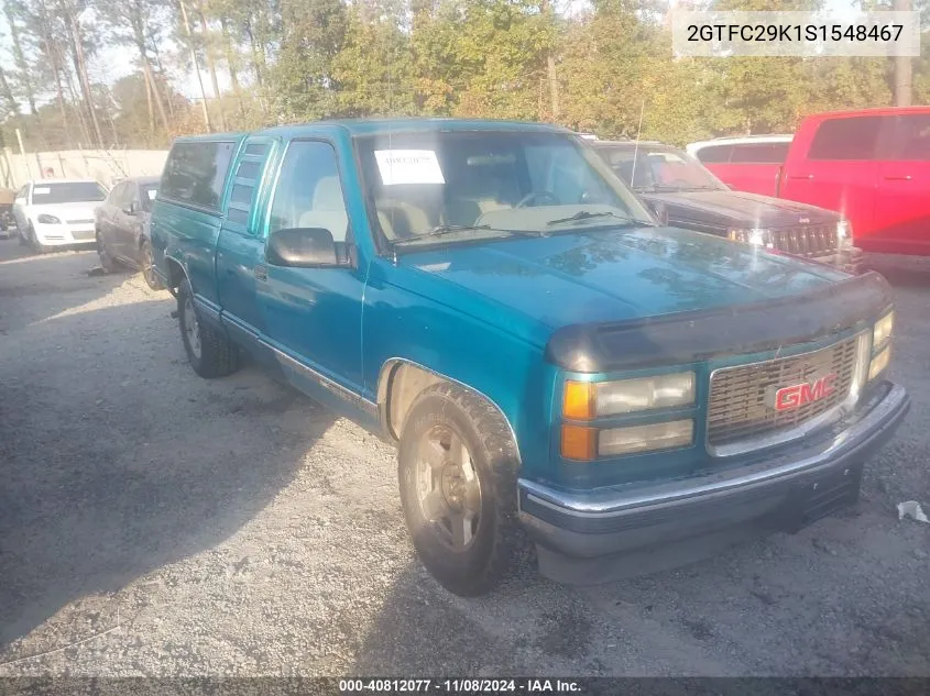 1995 GMC Sierra C2500 VIN: 2GTFC29K1S1548467 Lot: 40812077