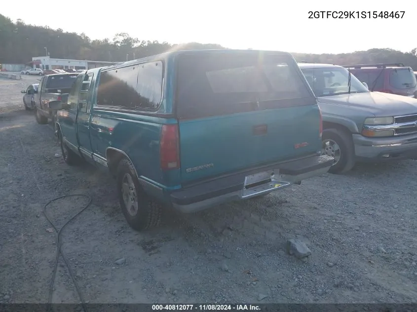 1995 GMC Sierra C2500 VIN: 2GTFC29K1S1548467 Lot: 40812077