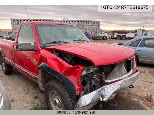 1996 GMC Sierra K2500 VIN: 1GTGK24R7TE518675 Lot: 30048705