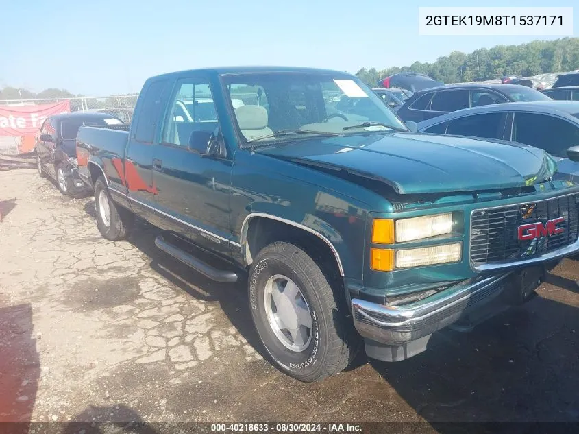 1996 GMC Sierra K1500 VIN: 2GTEK19M8T1537171 Lot: 40218633