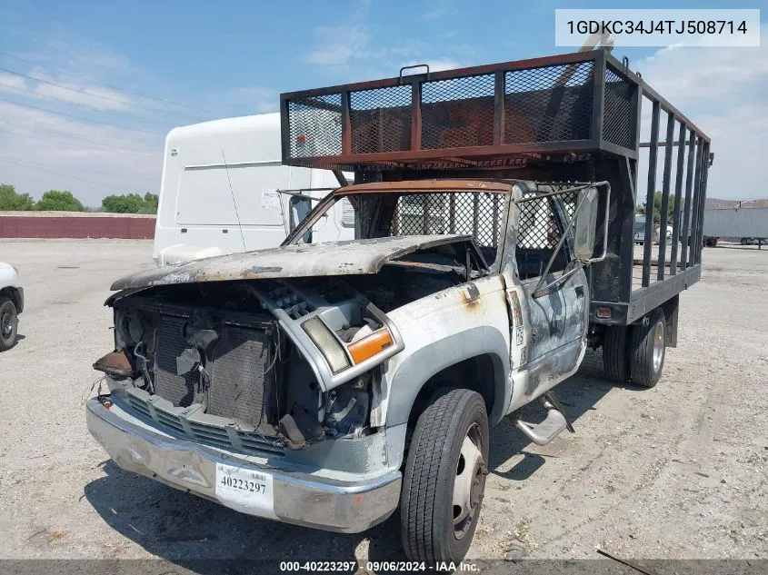 1996 GMC Sierra C3500 Heavy Duty VIN: 1GDKC34J4TJ508714 Lot: 40223297